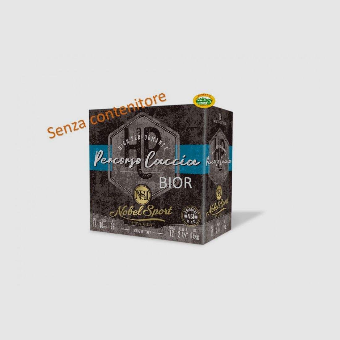 NOBEL Patronen PERCORSO JAGD BIOR Kal.12 gr.36 pb.5 spezielle Taube