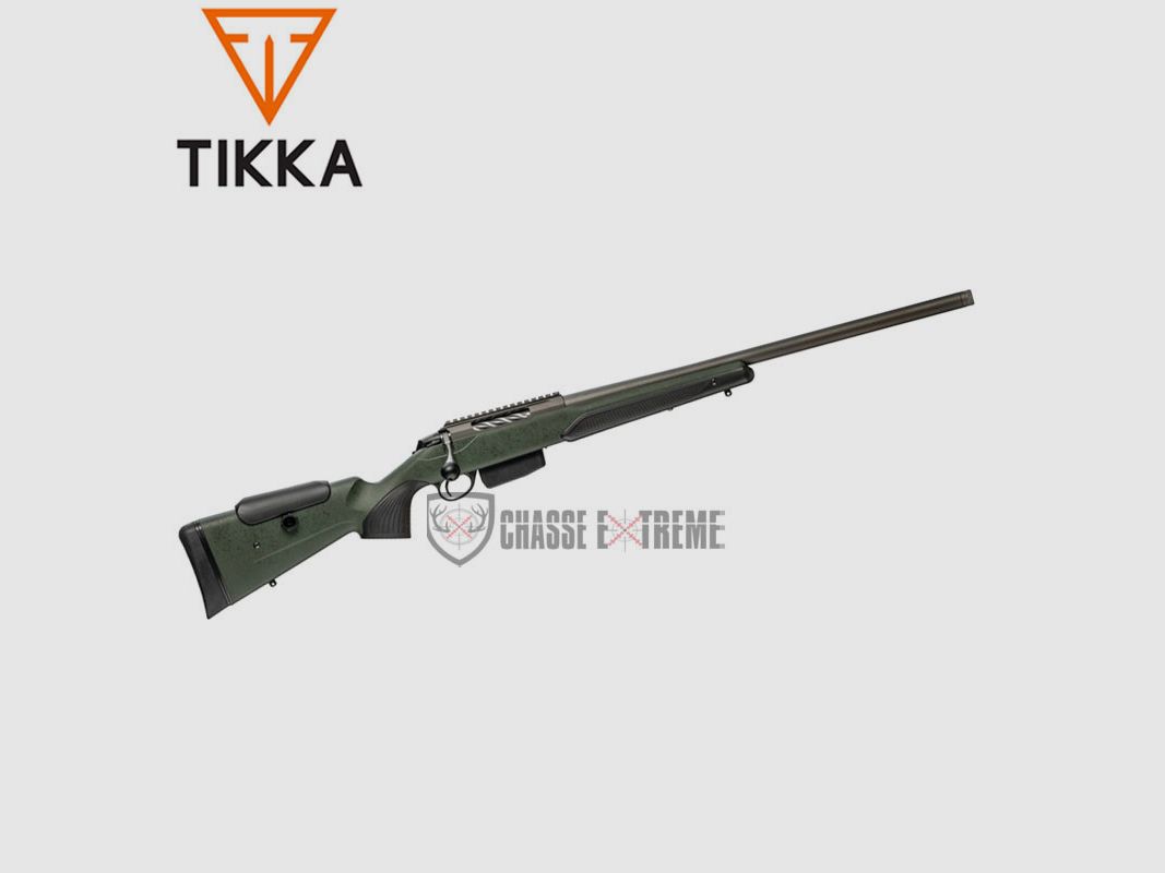 TIKKA T3X Super Varmint Tungsten Cerakote Verde 60 cm Cal. 243 Win, immagine 3 di 3