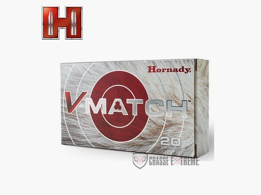 20 Munitions HORNADY Cal 6mm Creedmoor 80gr Eld-Vt
