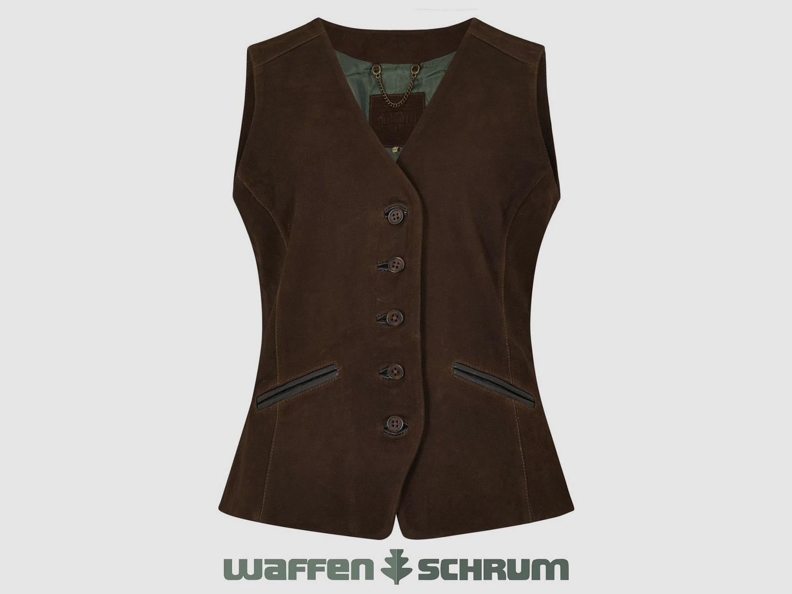 Gilet en cuir Dubarry Grevill Noix