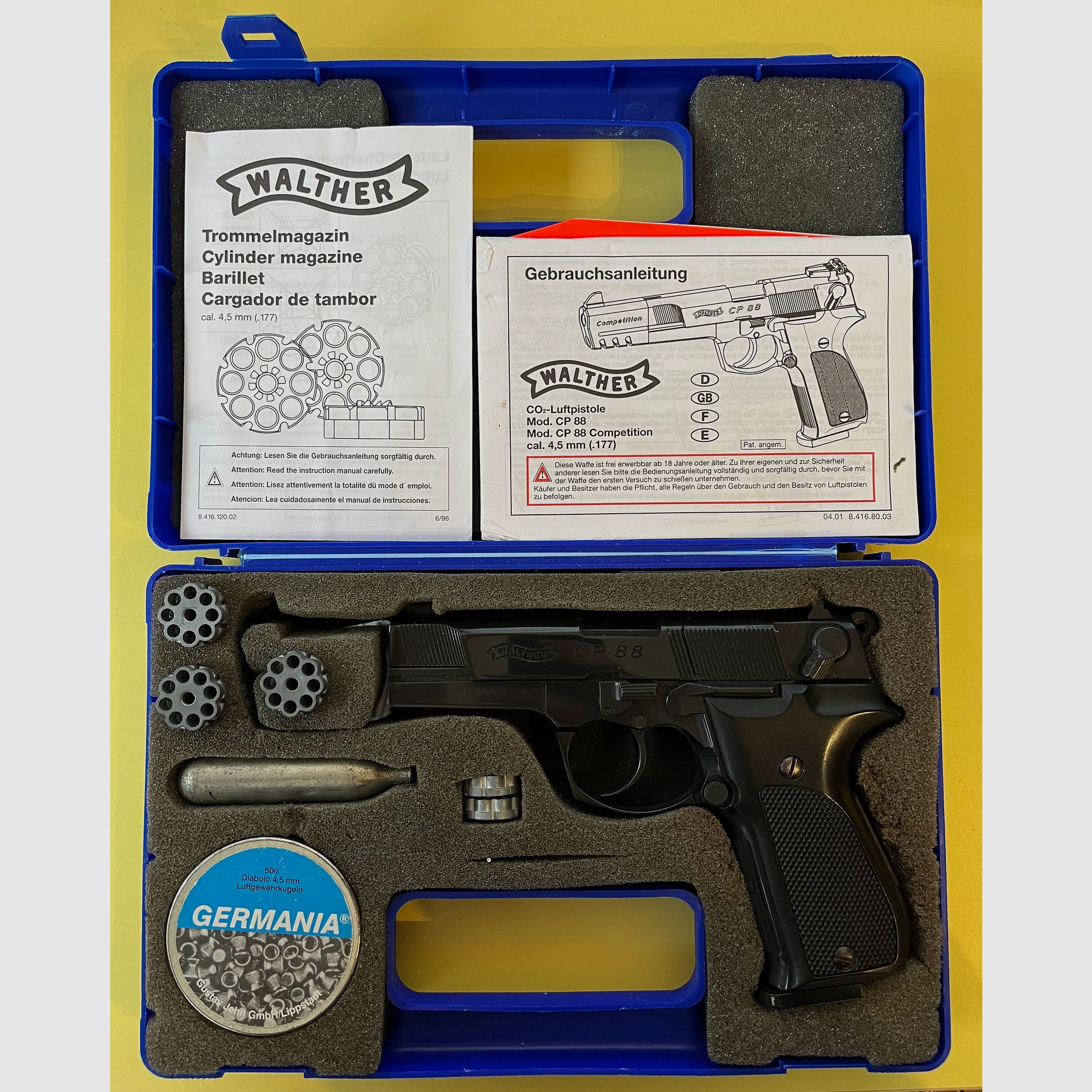 CO2-Luftpistole Walther CP 88-4