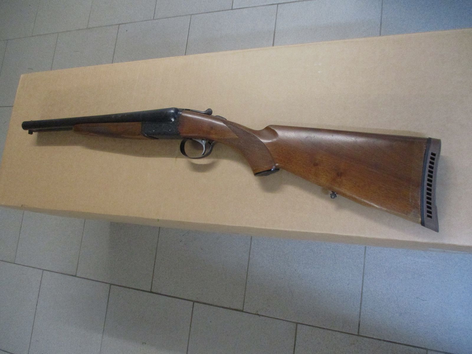 SKB fusil de chasse, fusil juxtaposé avec un seul détente 12/70, image 1 sur 2