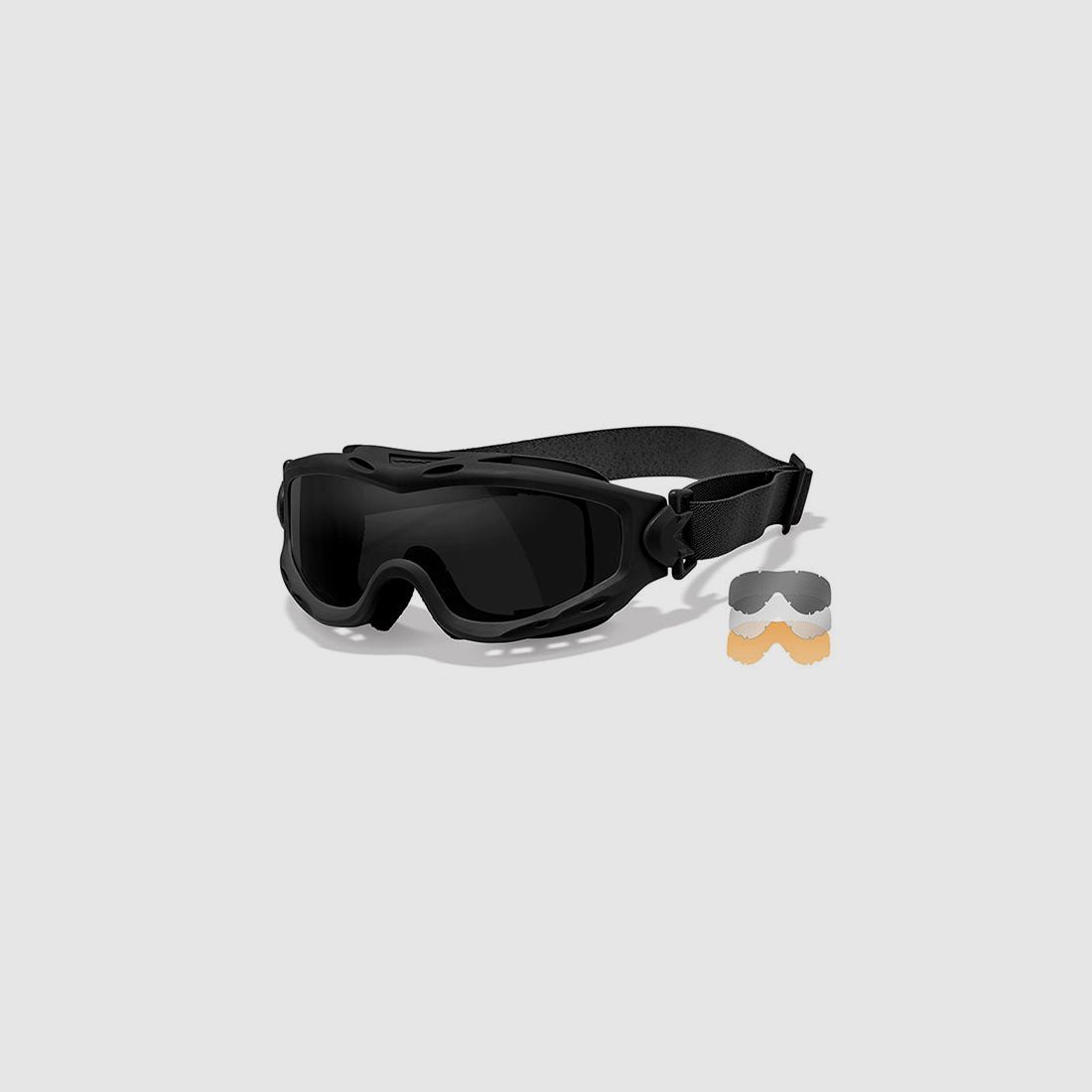 Goggles SPEAR, grau/klar/helles orange, Bild 1 von 6