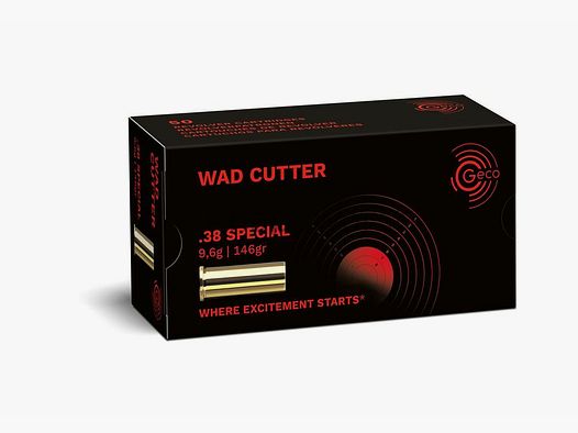 Geco GECO .38 Spec. WadCutter - LWC 9.6g