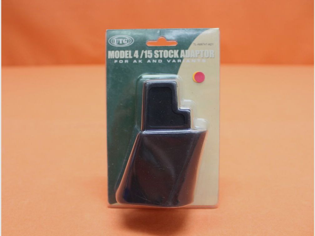 UTG - Leapers Kalashnikov AKM: Adapter UTG (TL-A68747-AD1) Model 4/15 für AR-15 Carbine-Schubschaft/ Buffer-Tube