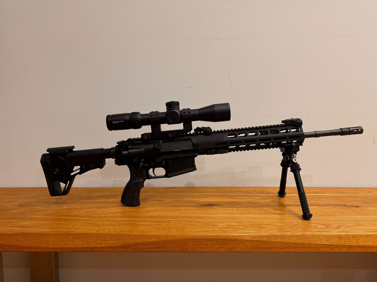 Haenel CR308 16,65 pulgadas + Matchabzug + Vortex Strike Eagle en montaje Eratac