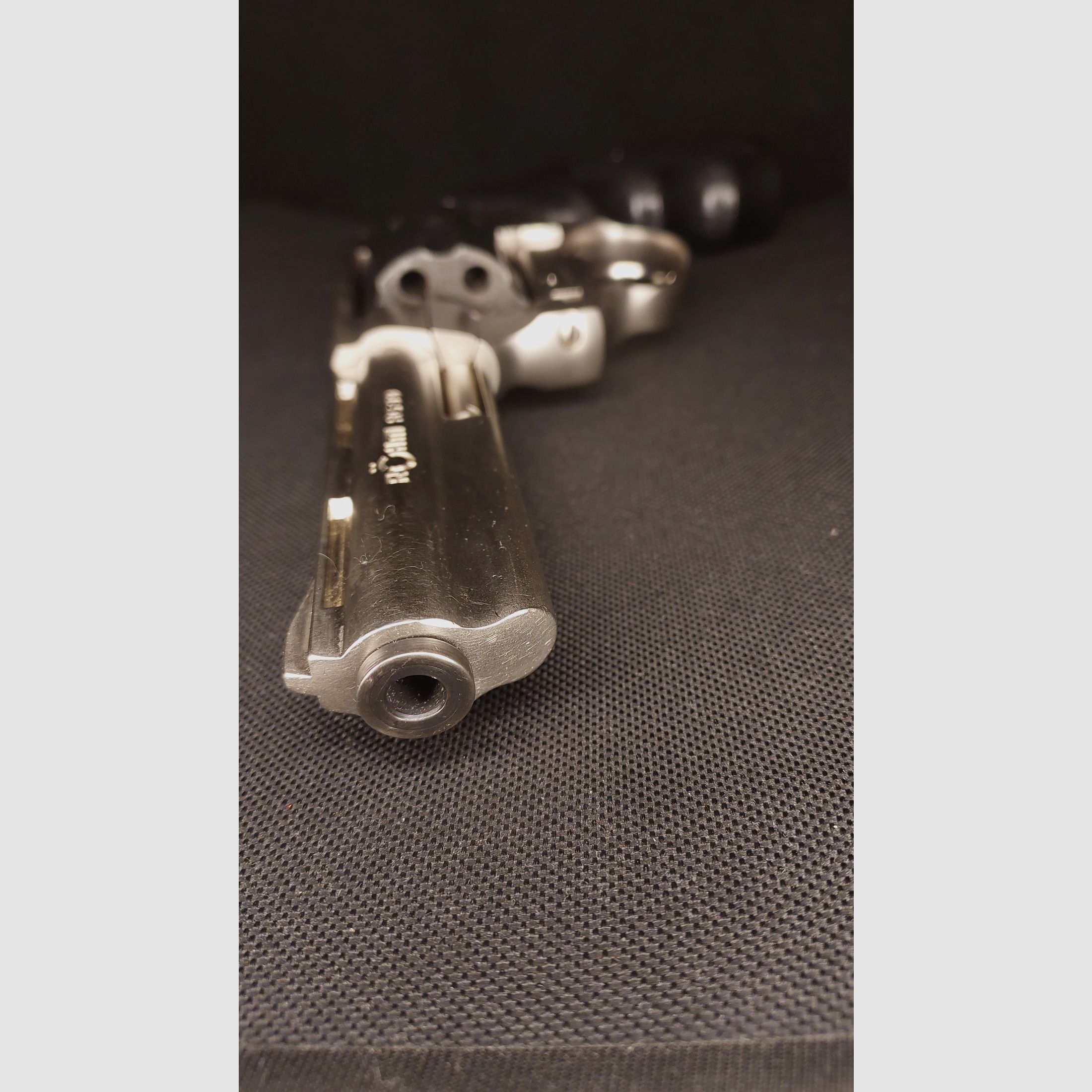 Röhm RG99 revólver de detonación níquel (PTB 452) RG 99 con protector de boca