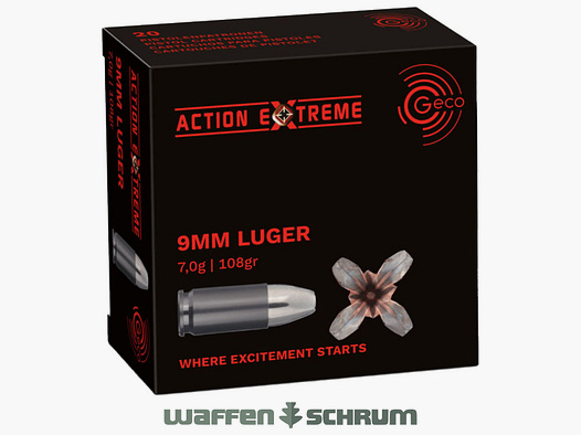 Geco Action EXTREME 7,0g - 108gr. 9mmLuger