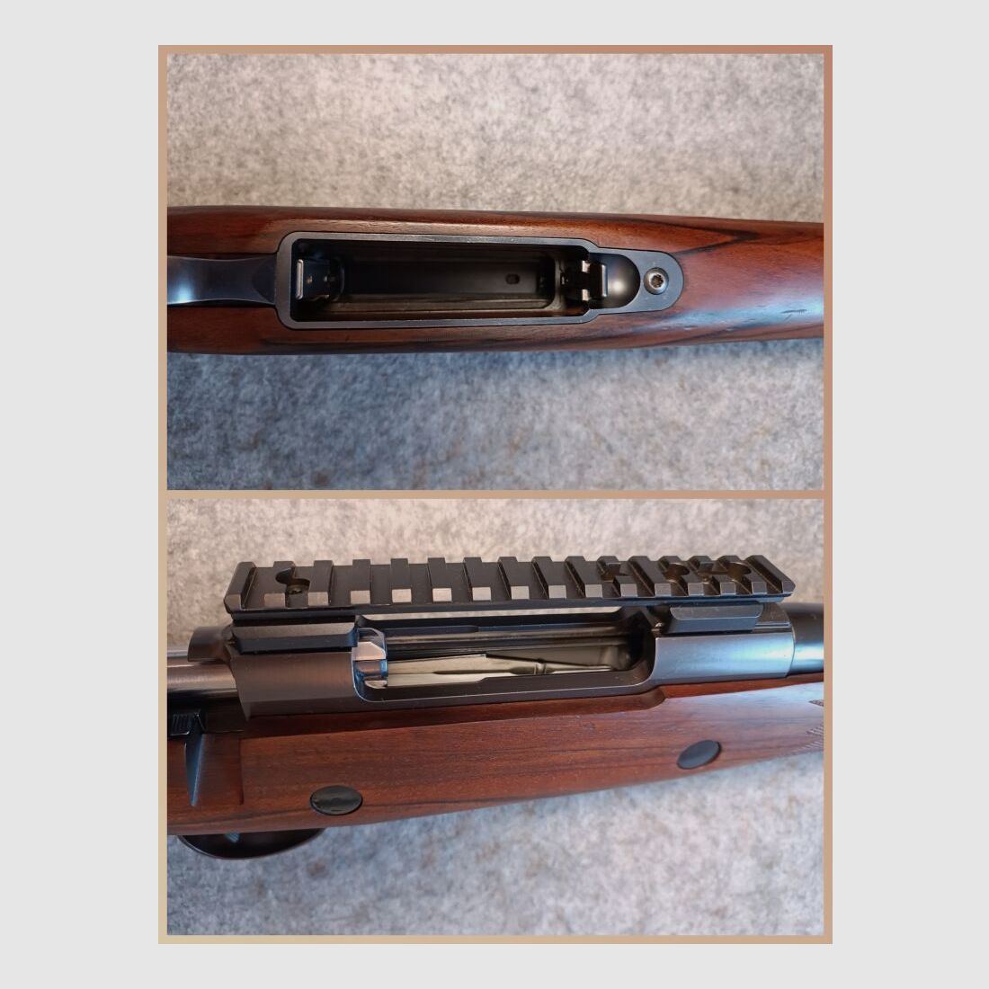 SAKO Finland	 Mod.  85 Black Bear + Grizzly Holzschaft und SD mit Zubehör