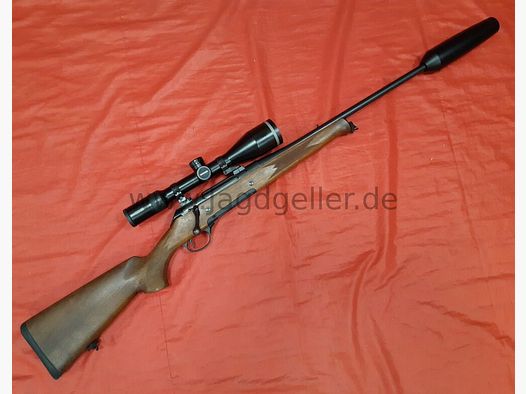 Haenel Jaeger 10 Kal. 9,3x62 mit 2,5-15x56 Minox ZE5i und Schalldämpfer F&D 9,3x62