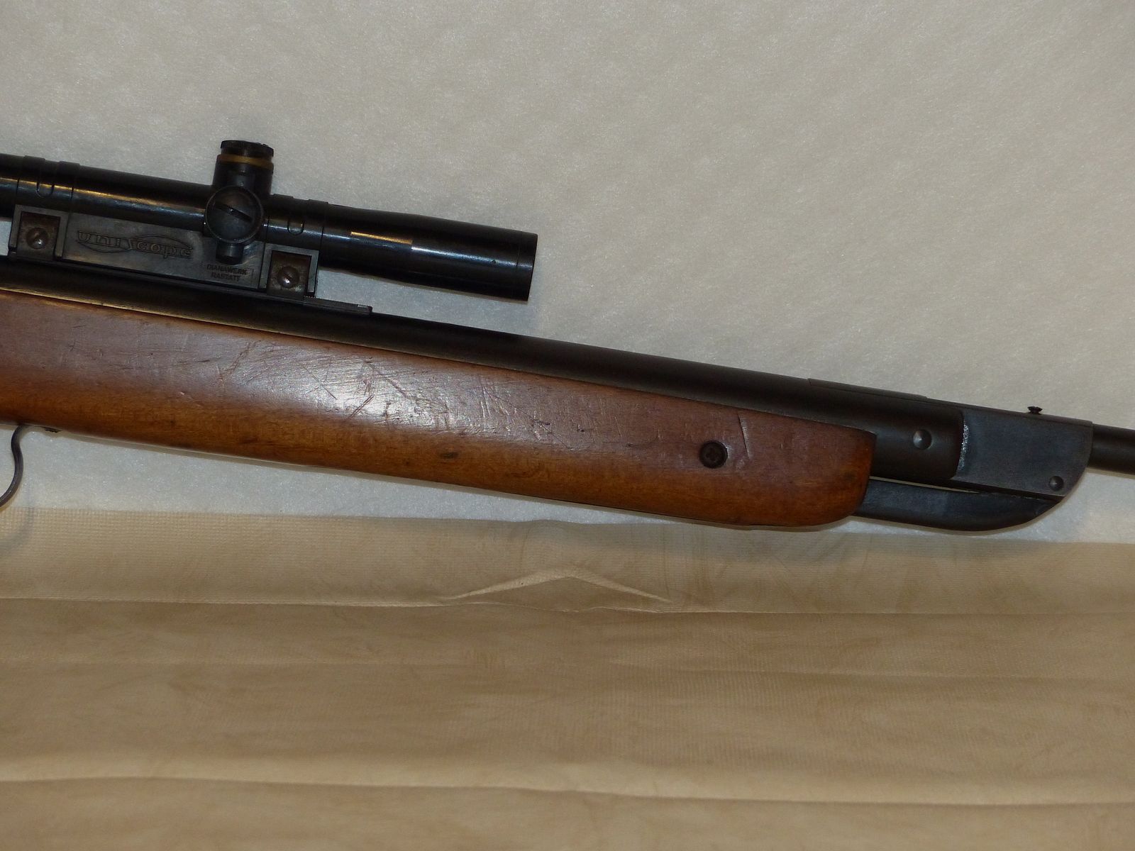Druckluftgewehr Luftgewehr Diana Mod. 27 oh. F, mit Zielfernrohr Stable 2,2-fach Fadenkreuz 1970 vintage