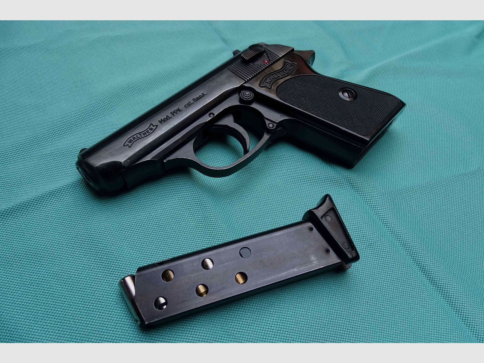 Walther PPK  8 mm Gas / Schreckschusspistole  PTB 502