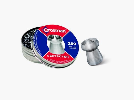 BOX MIT 250 DIABOLOS CROSMAN DESTROYER KAL. 4,5 MM 7,9 G