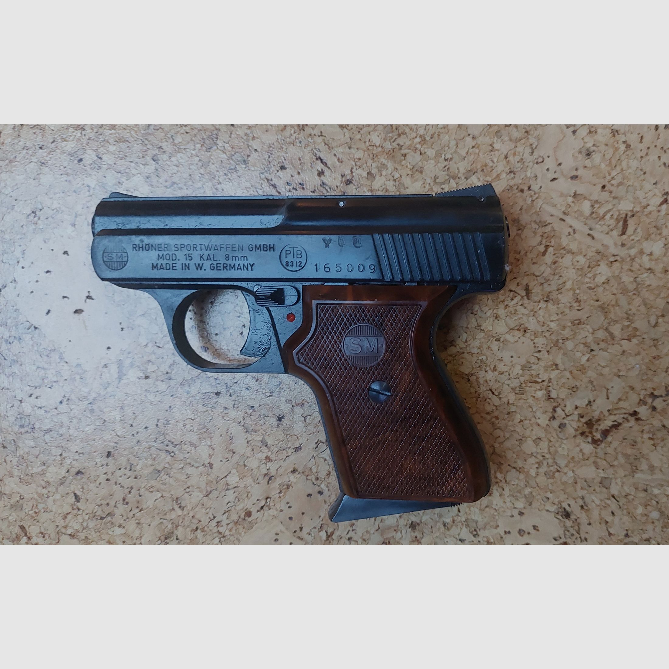 SM Rhöner Sportwaffen Model 15 Mod. 15 (PTB 8312) Rhöner PK800 RG8 RG9 geen P99 p88 Zoraki HW94 glock Walther, afbeelding 2 van 2