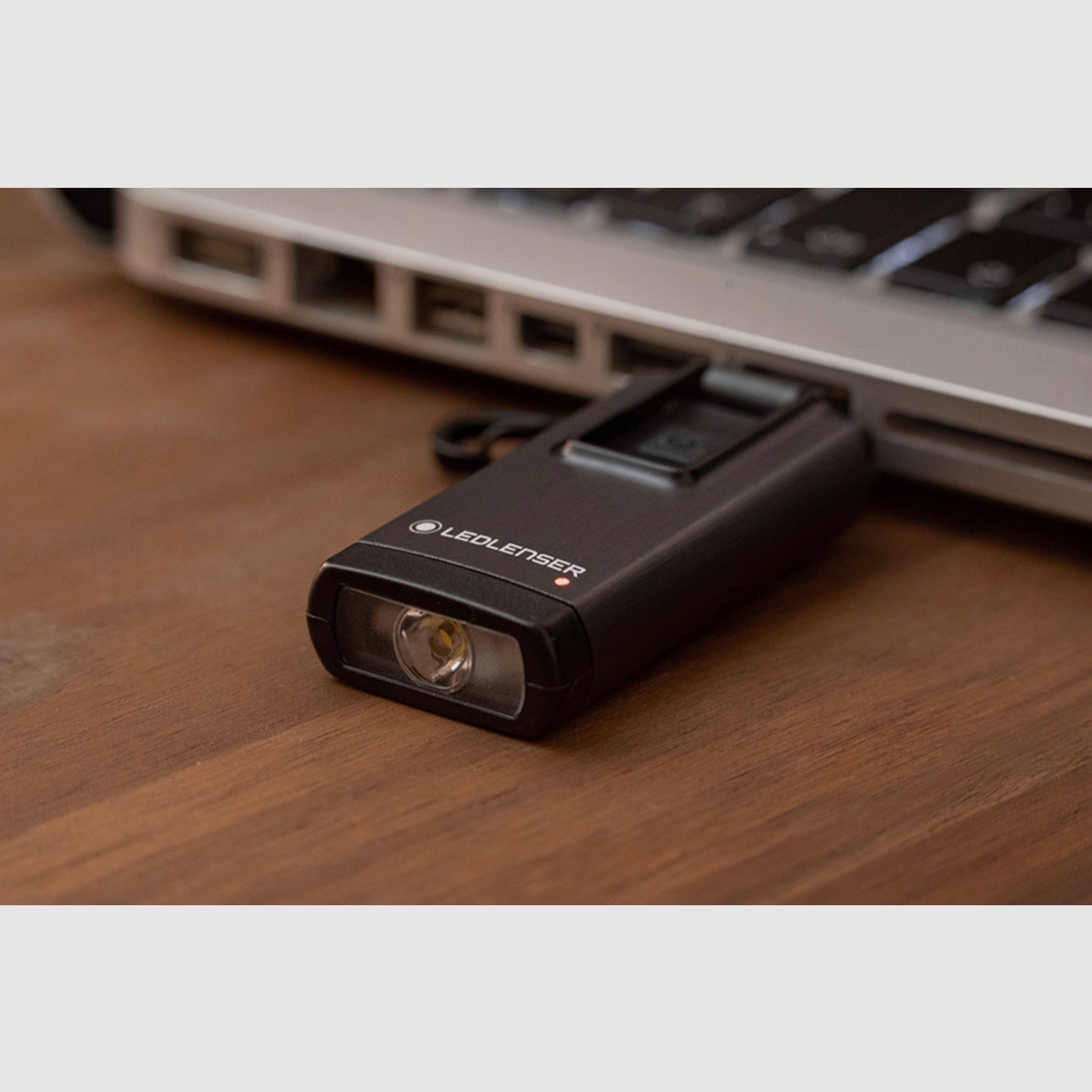 Ledlenser 502577 K6R Schlüsselleuchte 400 Lumen 80 Meter grau
