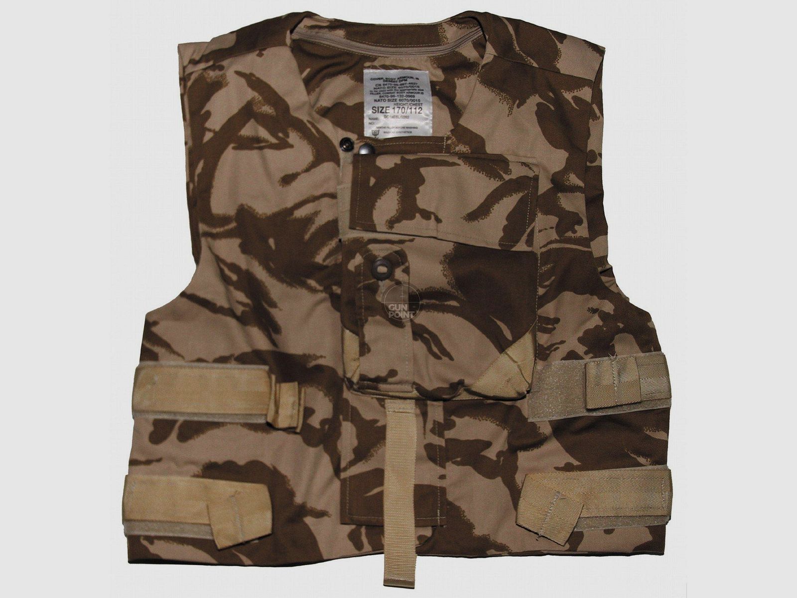 Brit. Cover-Combat-Weste,DPM desert, gebr.