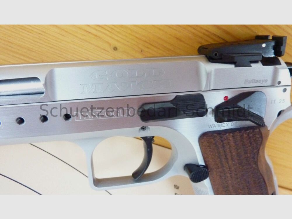 Tanfoglio Gold Match Bullseye - disponible y listo para enviar -