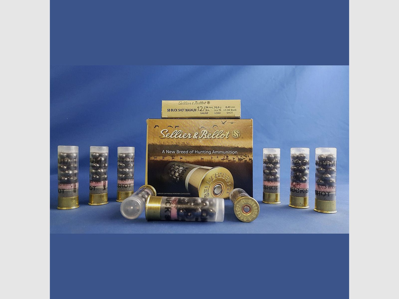 Sellier&Bellot 12/76 Buck Shot Magnum 53 g, 8,43 mm