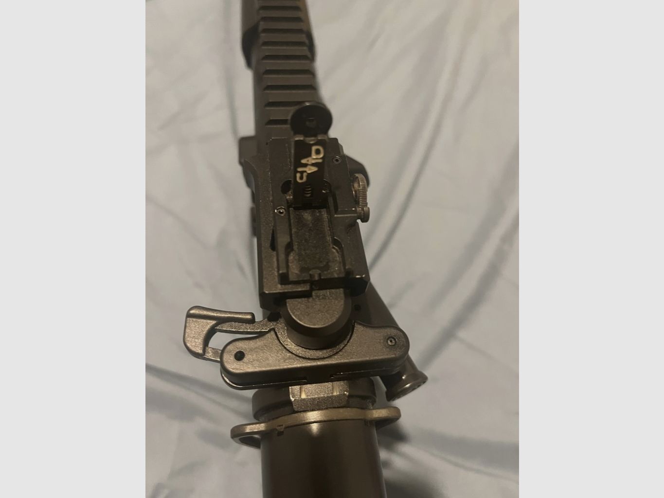 Heckler & Koch MR223 Kimme, Korn!