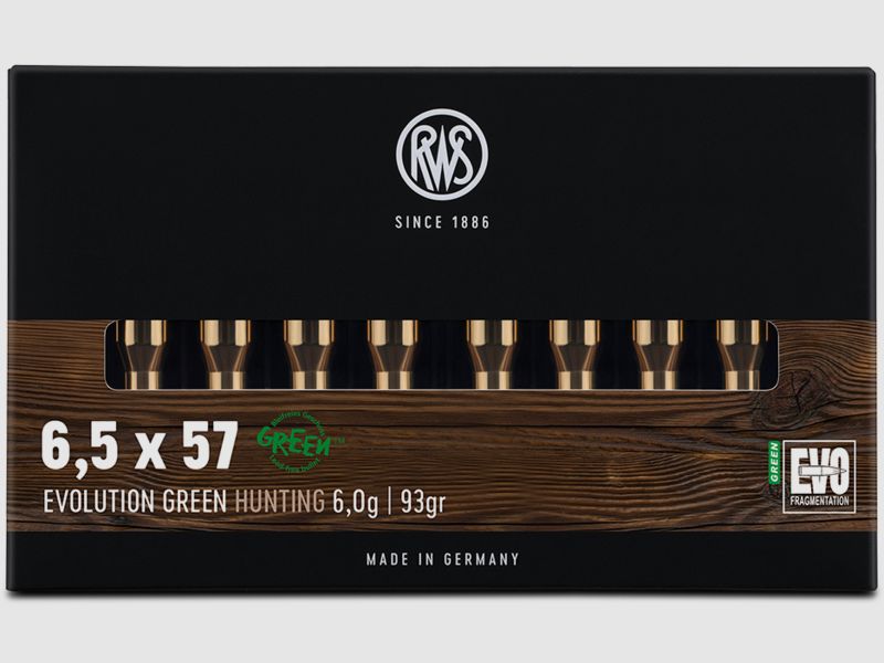 RWS 6,5X57 EVO GREEN 6,0G 93GR