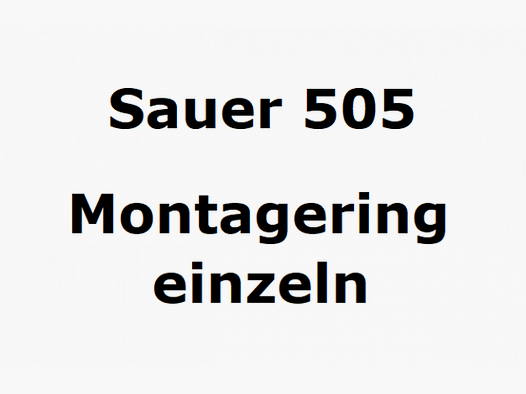 Sauer Montagering für 505