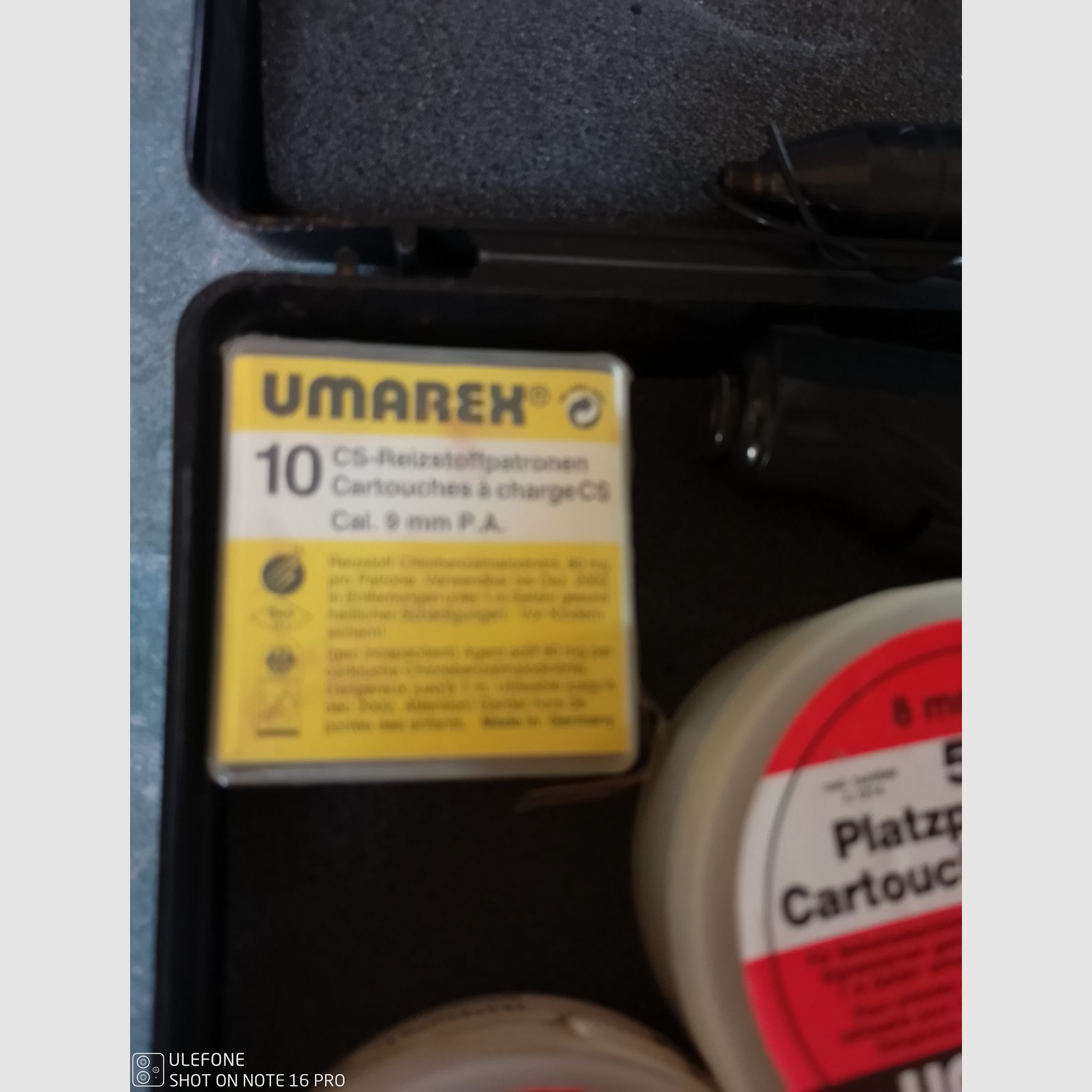 Walther P99 kal.9mm, Traangas, Flubberpatronen, Vuurwerk, Pistool