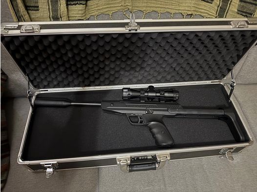 Diana LP8 Magnum Tactical met koffer en scope, 4.5 mm en max. 7,5 Joule, dus vrij vanaf 18