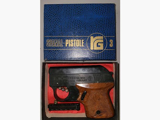 RÖHM RG3  / PTB 33 / 6mm /  SCHRECKSCHUSS / GAS / PISTOLE / SILVESTER / SELBSTVERTEIDIGUNG  / SAMMLER