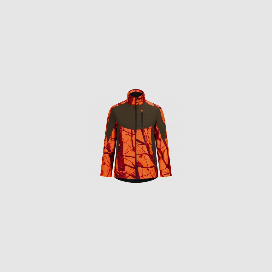 il Lago Prestige Drückjagd-Softshelljacke Keiler Pro Herren (Oliv/Orange Camouflage) | L