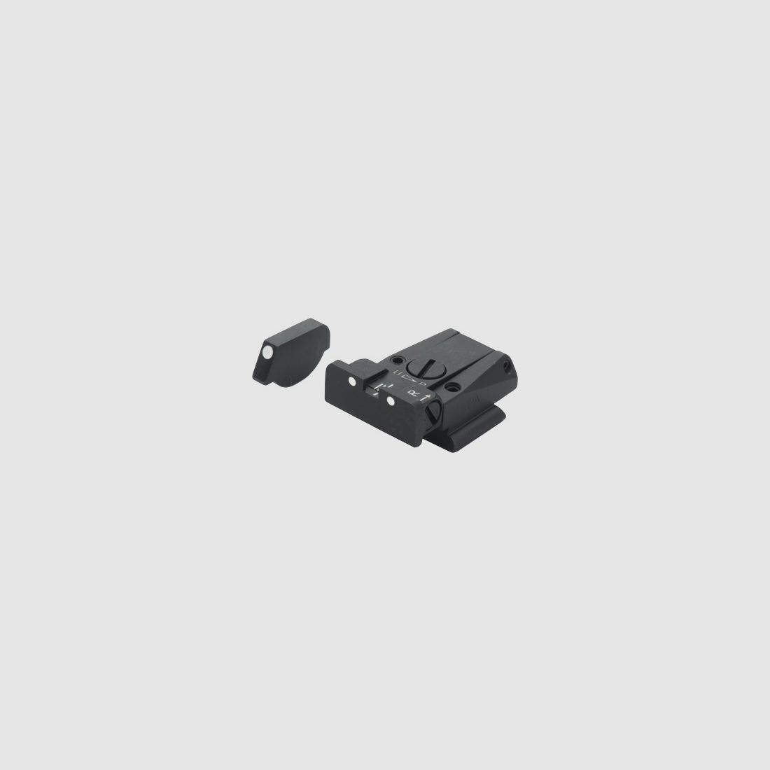 LPA Sights mirino per Ruger P90,91,92,93,94,95,97 Ruger P90-P97| regolabile| acciaio| nero