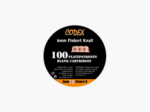 CODEX Platzpatronen 6mm Flobert Knall