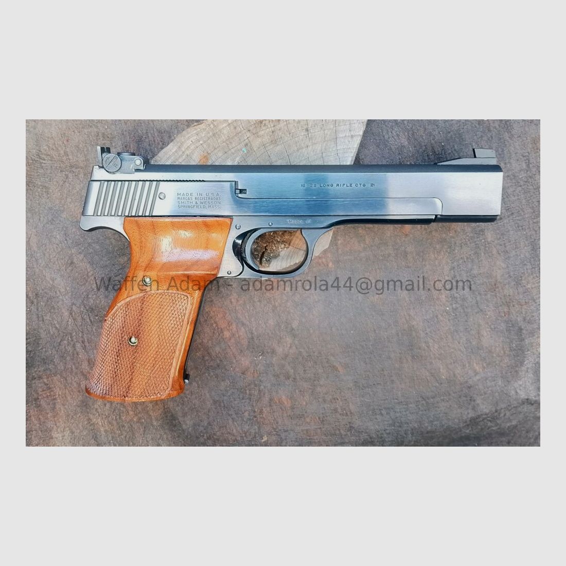 Smith & Wesson Modell 41, 5 1/2 ", Sport Pistole 1972