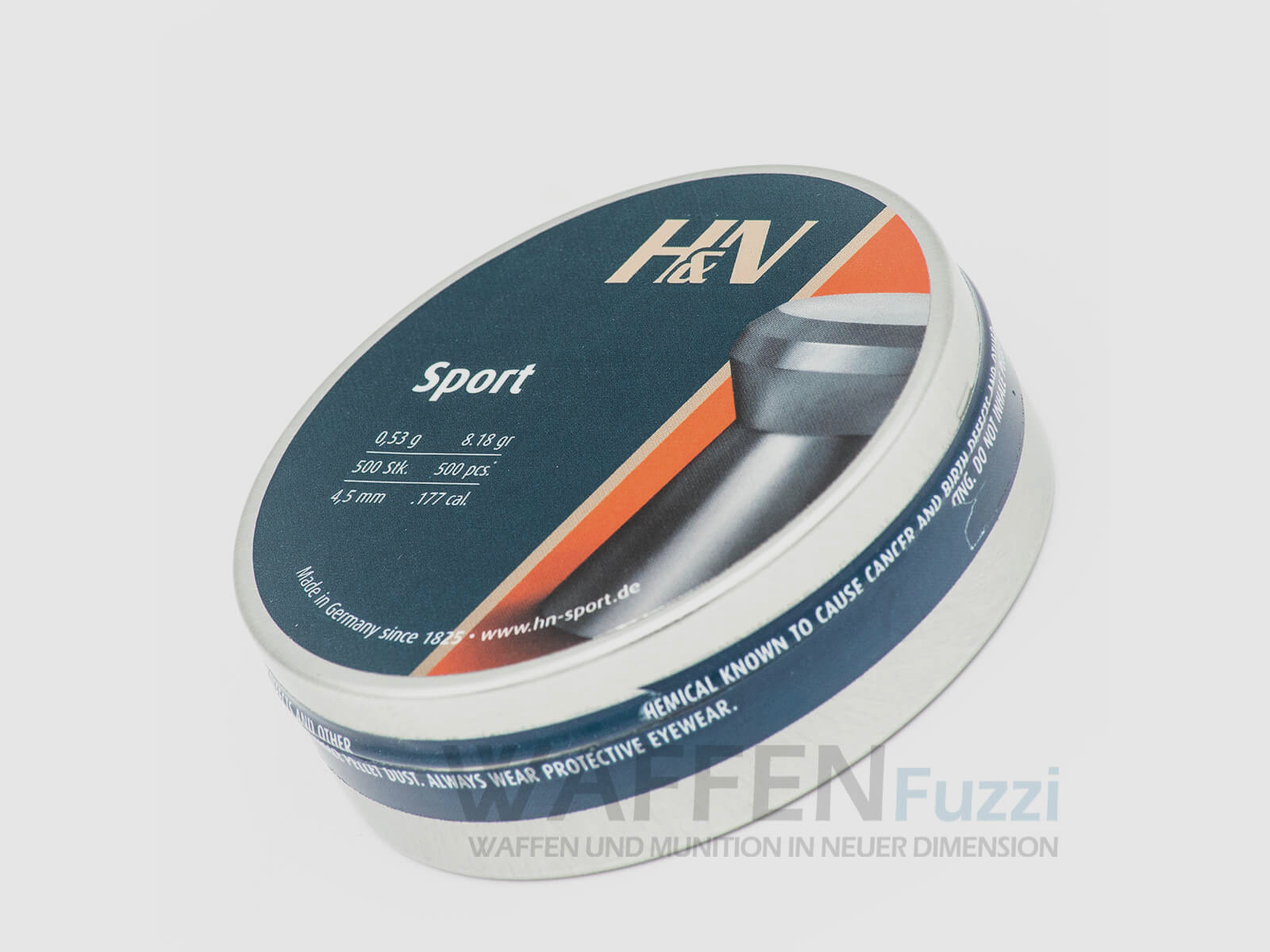 H&N Diabolo Sport gladde platte kop diabolo 4,5mm