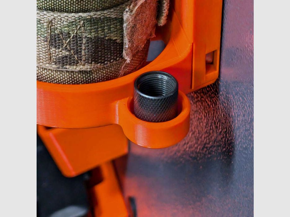 Soporte magnético para silenciadores - largo - (14 cm) - Original Jagawams - accesorio para el armario de armas