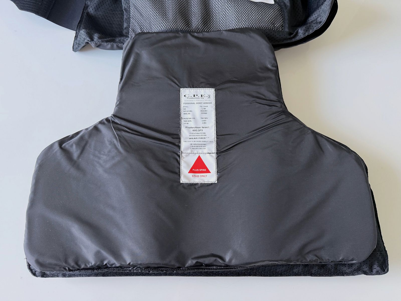 Chaleco antibalas C.P.E 210 KR3 para mujeres chaleco interior Seguridad servicio de seguridad - Talla L