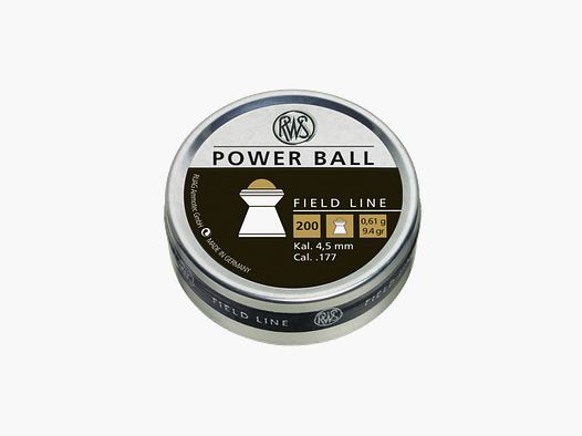 RWS DIABOLO 4,5 MM 0,61 G POWER BALL 200 STK