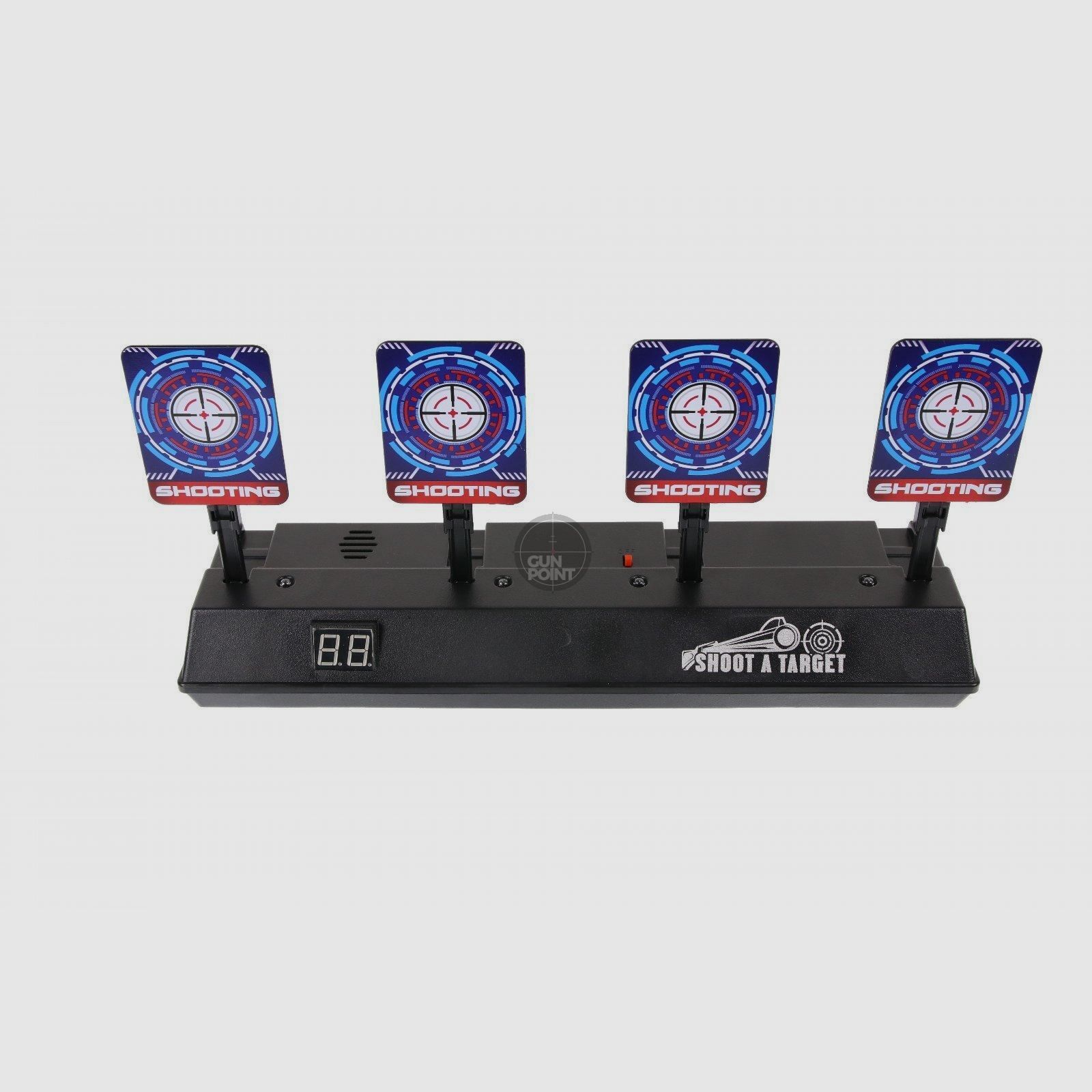 OpTacs - Elektronische Airsoft Zielscheibe - Digital Scoring Target mit 4 Zielen