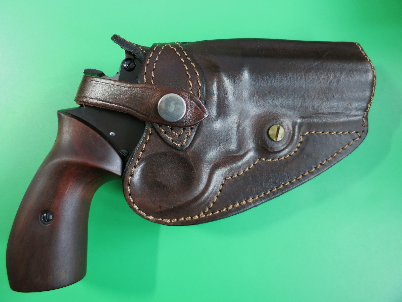 The best! Heerlein exclusive belt holster, .357 Magnum, 4", e.g. for Korth "Profi