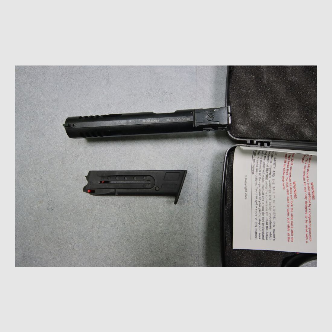 Tanfoglio Wechselsystem für Stahlrahmen kurz