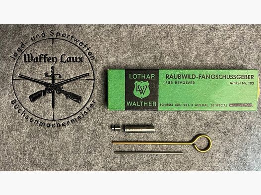 Lothar Walther Fangschussgeber, Reduzierpatrone,