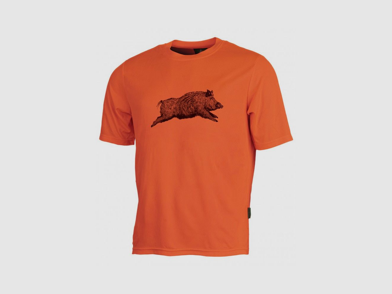T-Shirt orange Wildschwein Treeland