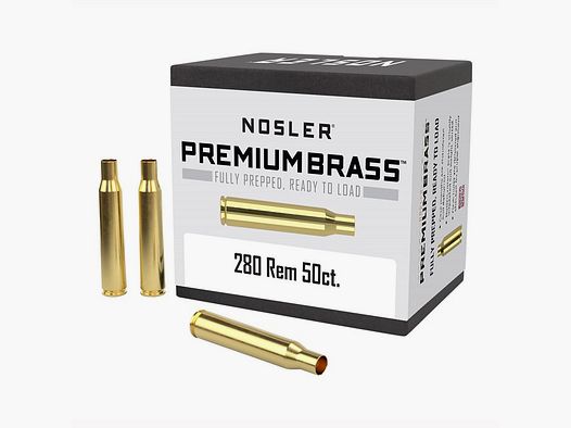 NOSLER 280 REMINGTON BRASS 50/BOX