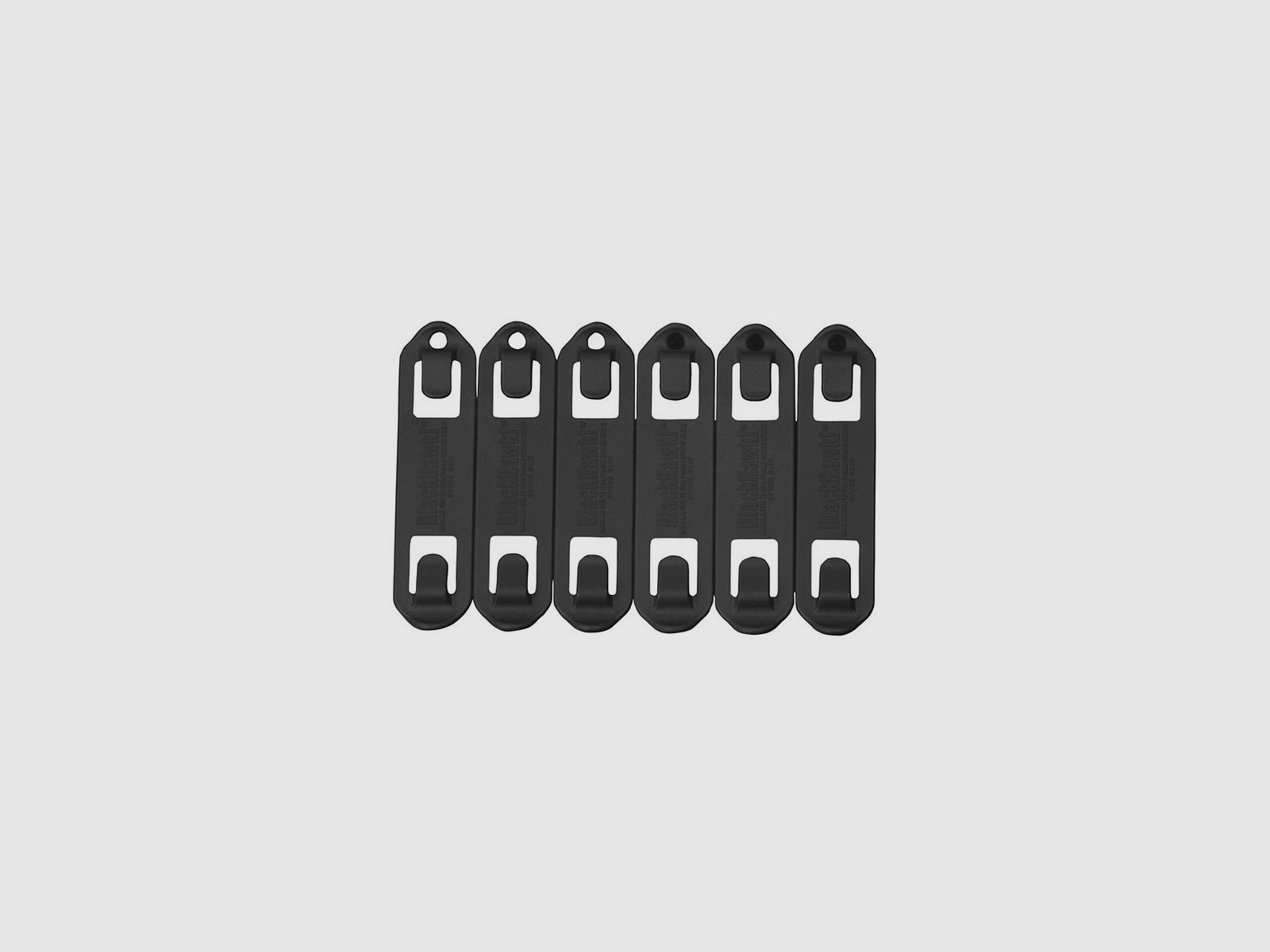 BLACKHAWK! S.T.R.I.K.E. oder PALS/MOLLE Schnellclips schwarz (6 Stk.) – 3", Bild 1 von 4