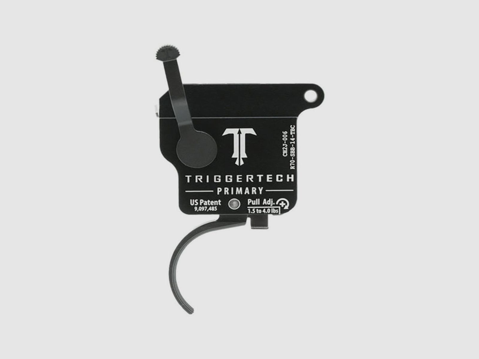 Trigger w/Safety 1.5-4lbs curved Black Rem-700