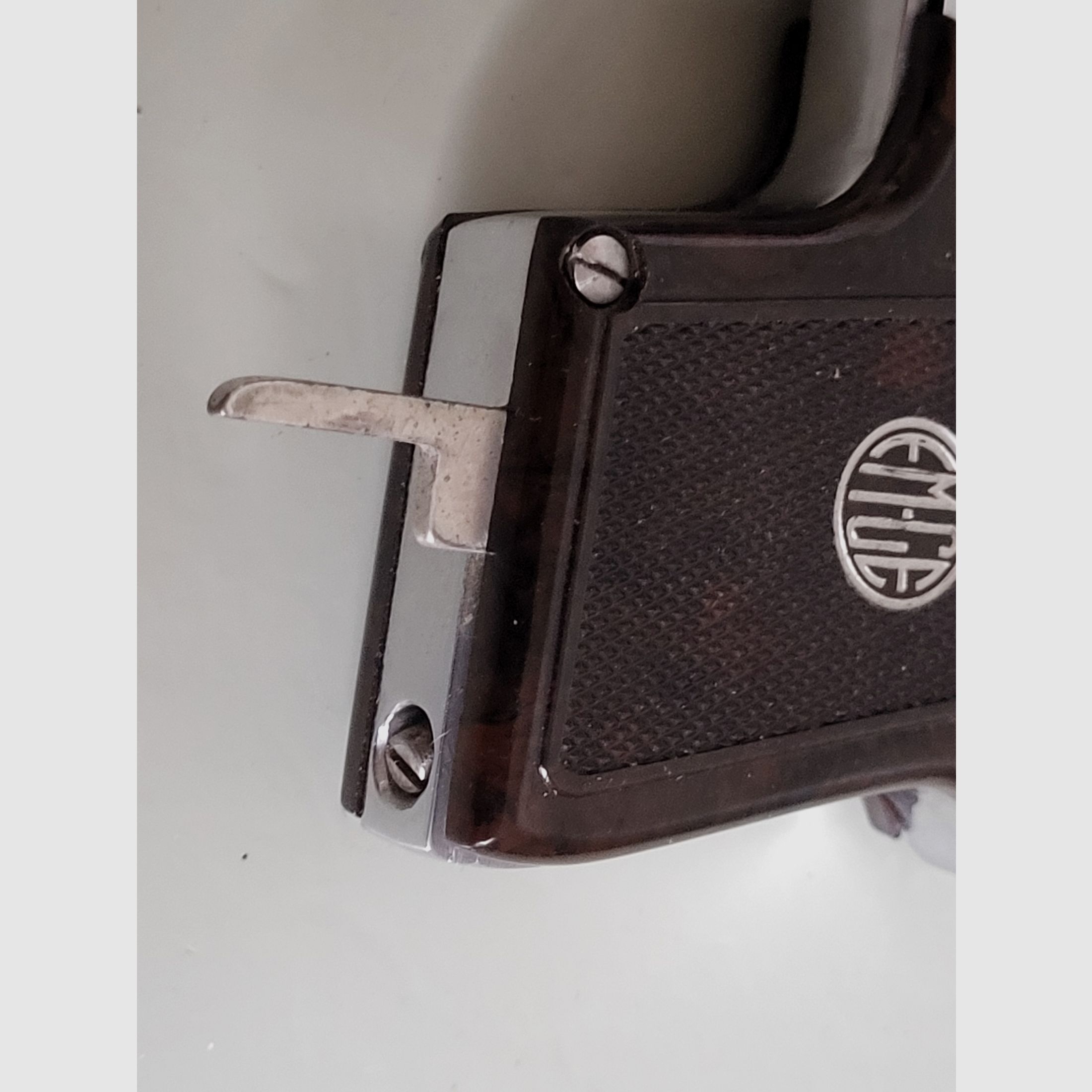 Seltene Alte Gaspistole - ORIGINAL EM-GE Gerstenberger & C0 Modell . 6 Patent - 1950er Jahre