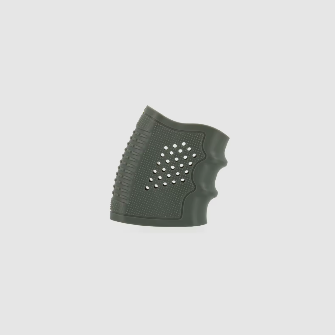 3 Stk. Tactical Grip Glove Griffüberzug Gummi für Glock und weitere Pistolen, schwarz, grün & desert, Bild 5 von 5