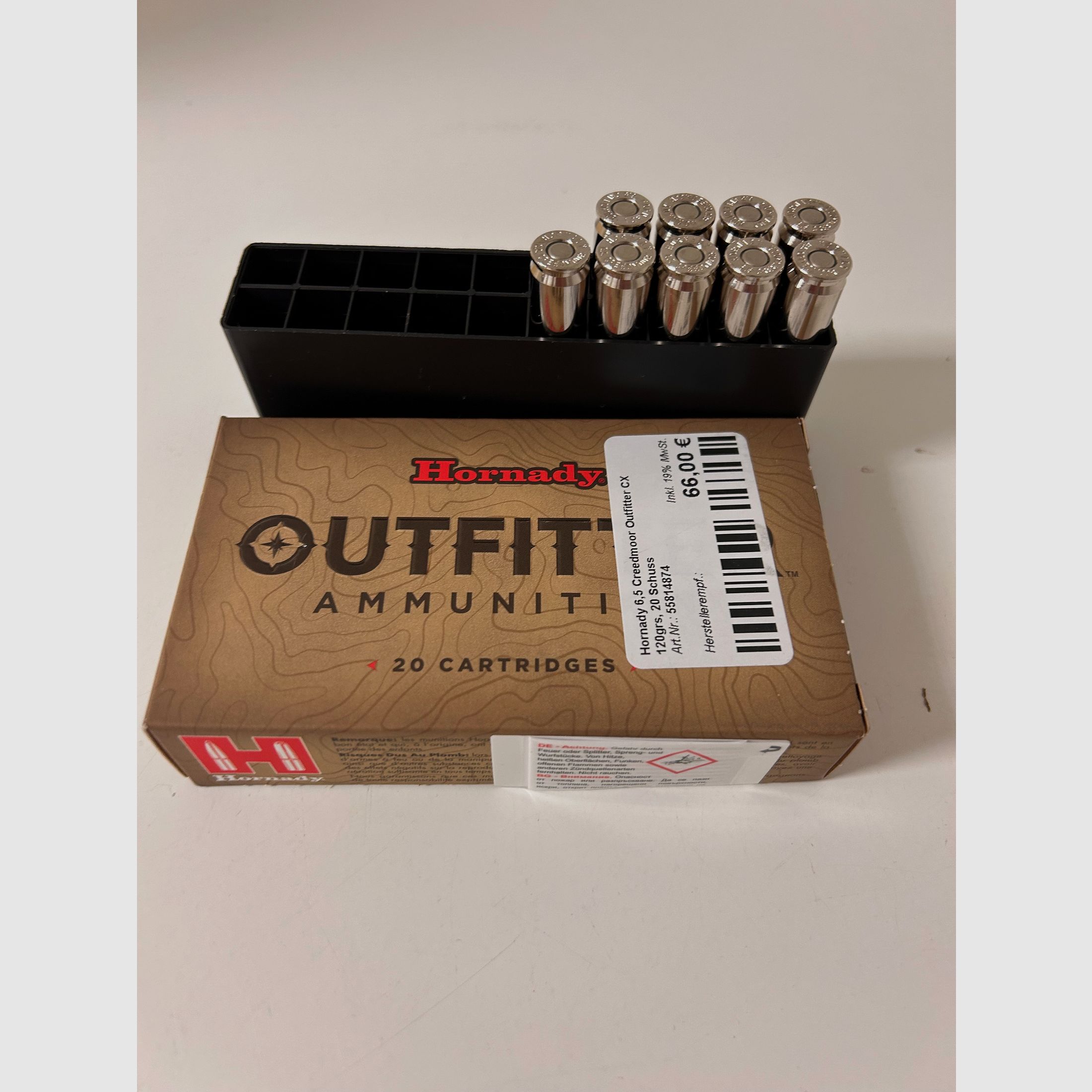 Munition Hornady 6,5 Creedmoor