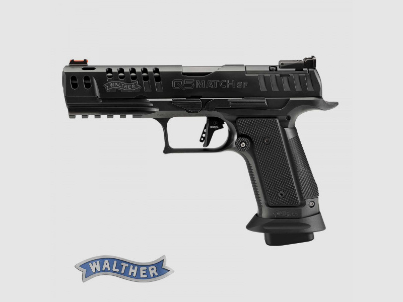 WALTHER Q5 MATCH STEEL FRAME BLACK RIBBON - 9MM LUGER