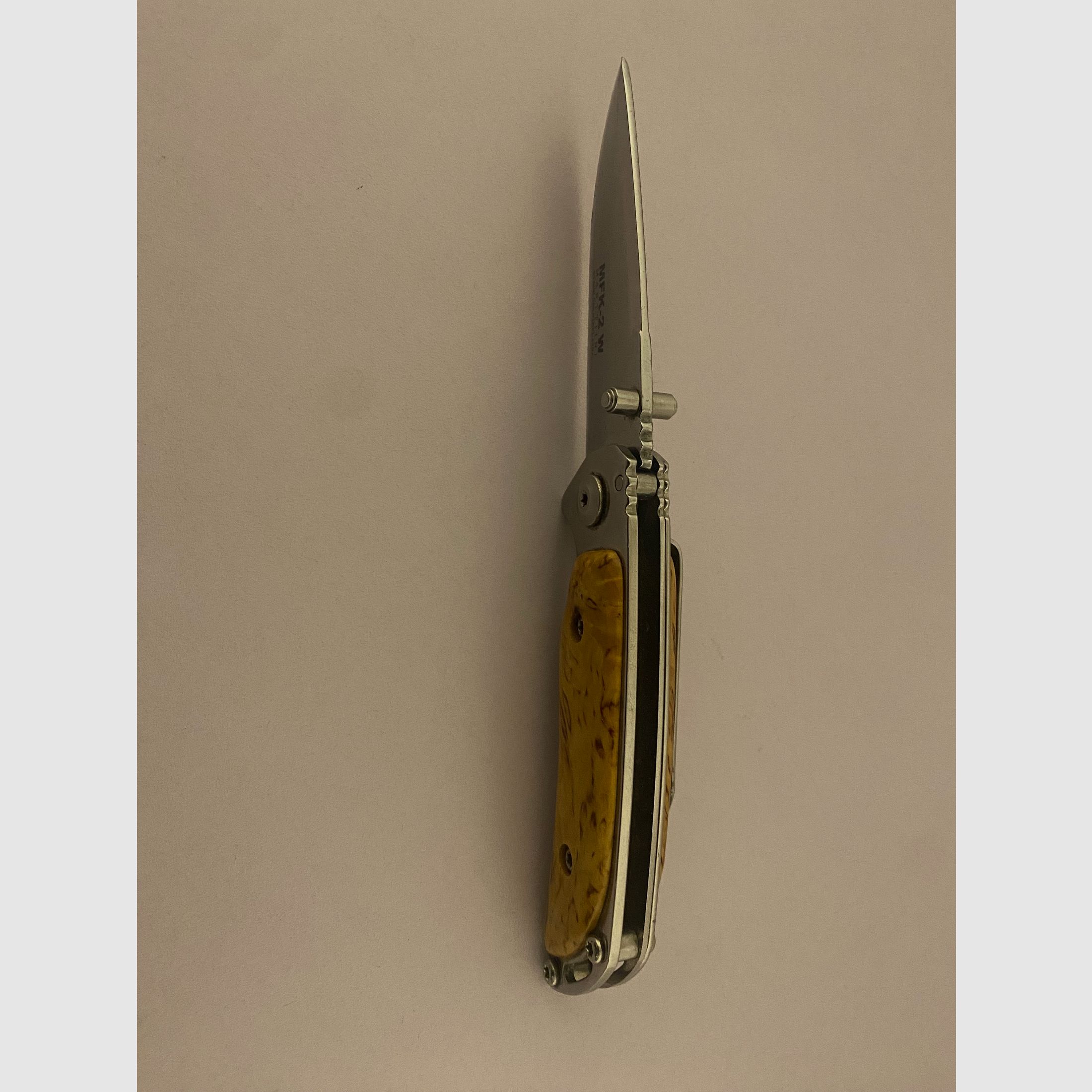 Einhandmesser Marttiini MFK-2 W Stainless Steel 420C, gebraucht 