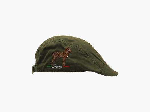 Groene pet met Segugio Maremmano borduursel